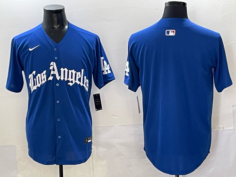 Men Los Angeles Dodgers Blank Blue 2025 Nike MLB Jersey style 003->los angeles dodgers->MLB Jersey